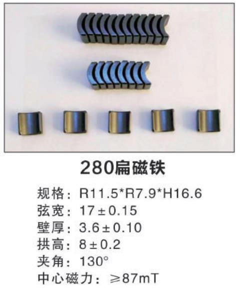 280扁磁铁属性