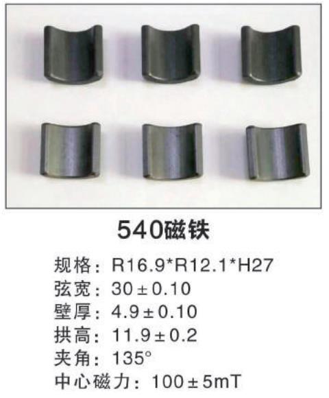 540磁铁属性